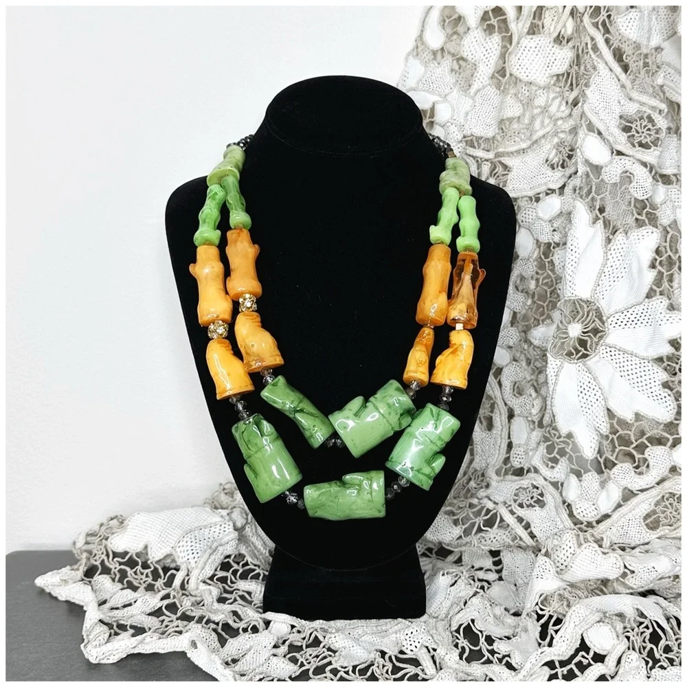 Anthro “Vedura Segment Necklace” - Picture 1 of 11